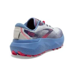 BROOKS Women's Caldera 6 Trail Running Shoe- Oyster/Blissful Blue/Pink - Regular (B) 8 BROOKS Women's Caldera 6 Trail Running Shoe- Oyster/Blissful Blue/Pink - Regular (B) -PeakStride Sports Sales 120366 093 H Caldera 6