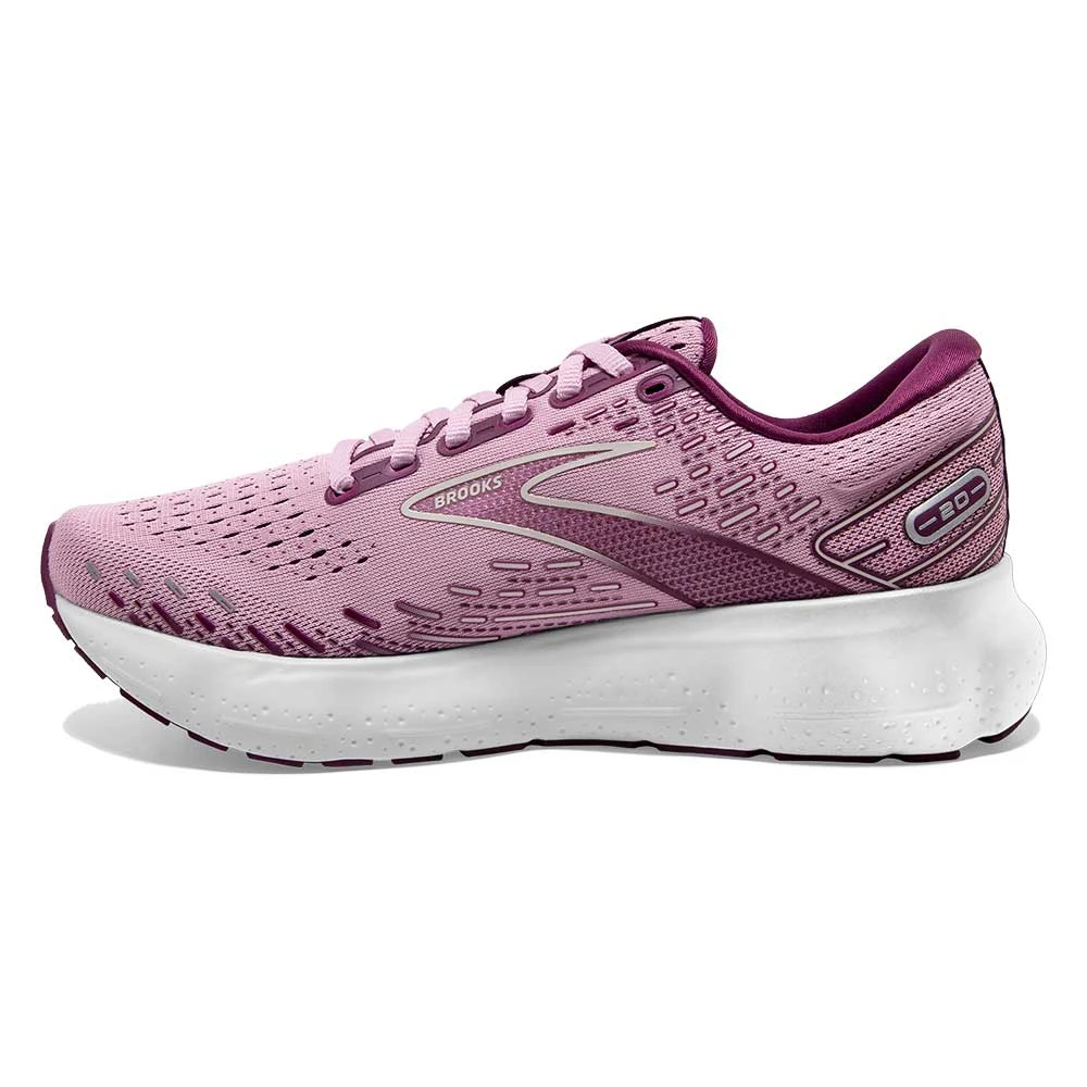 BROOKS Women's Glycerin 20 Running Shoe - Mauve/Grape Wine/Grey - Regular (B) 3 BROOKS Women's Glycerin 20 Running Shoe - Mauve/Grape Wine/Grey - Regular (B) - Image 3