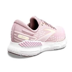 BROOKS Women's Glycerin GTS 20 Running Shoe- Pink/Yellow/White- Regular (B) 9 BROOKS Women's Glycerin GTS 20 Running Shoe- Pink/Yellow/White- Regular (B) -PeakStride Sports Sales 120370 656 H Glycerin GTS 20