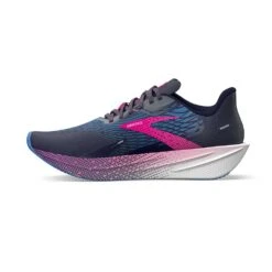 BROOKS Women's Hyperion Max Running Shoe - Peacoat/Marina Blue/Pink Glo - Regular (B) -PeakStride Sports Sales 120377 441 M Hyperion Max
