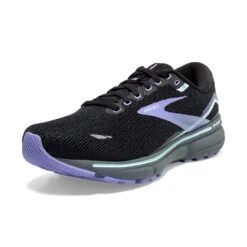 BROOKS Women's Ghost 15 Running Shoe- Black/Jacaranda/Salt- Regular (B) -PeakStride Sports Sales 120380 011 Z Ghost 15