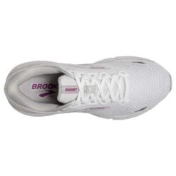 BROOKS Women's Ghost 15 - White/Oyster/Viola 10 BROOKS Women's Ghost 15 - White/Oyster/Viola -PeakStride Sports Sales 120380 195 O Ghost 15