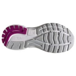 BROOKS Women's Ghost 15 - White/Oyster/Viola 11 BROOKS Women's Ghost 15 - White/Oyster/Viola -PeakStride Sports Sales 120380 195 S Ghost 15