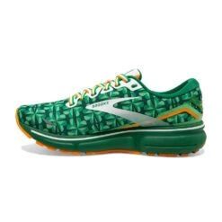 BROOKS Women's Ghost 15 Run Lucky - Green/White/Orange- Regular (B) -PeakStride Sports Sales 120380 371 M Ghost 15