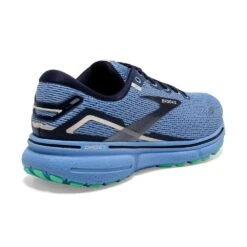BROOKS Women's Ghost 15 Running Shoe - Vista Blue/Peacoat/Linen - Regular (B) -PeakStride Sports Sales 120380 472 H Ghost 15