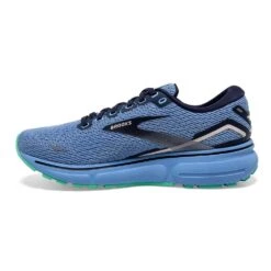 BROOKS Women's Ghost 15 Running Shoe - Vista Blue/Peacoat/Linen - Regular (B) -PeakStride Sports Sales 120380 472 M Ghost 15