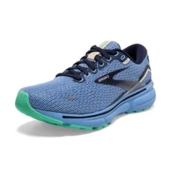 BROOKS Women's Ghost 15 Running Shoe - Vista Blue/Peacoat/Linen - Regular (B) -PeakStride Sports Sales 120380 472 Z Ghost 15