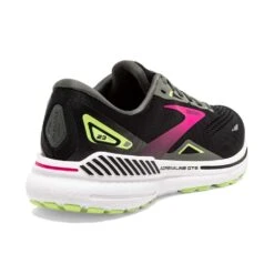 BROOKS Women's Adrenaline GTS 23 Running Shoe - Black/Gunmetal/Sharp Green- Regular (B) -PeakStride Sports Sales 120381 037 H Adrenaline GTS 23 2