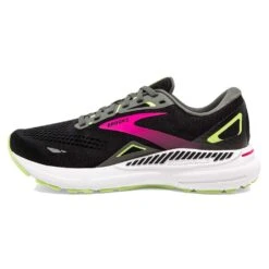 BROOKS Women's Adrenaline GTS 23 Running Shoe - Black/Gunmetal/Sharp Green- Regular (B) -PeakStride Sports Sales 120381 037 M Adrenaline GTS 23 2