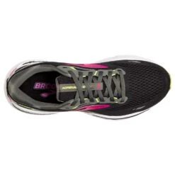 BROOKS Women's Adrenaline GTS 23 Running Shoe - Black/Gunmetal/Sharp Green- Regular (B) -PeakStride Sports Sales 120381 037 O Adrenaline GTS 23 2