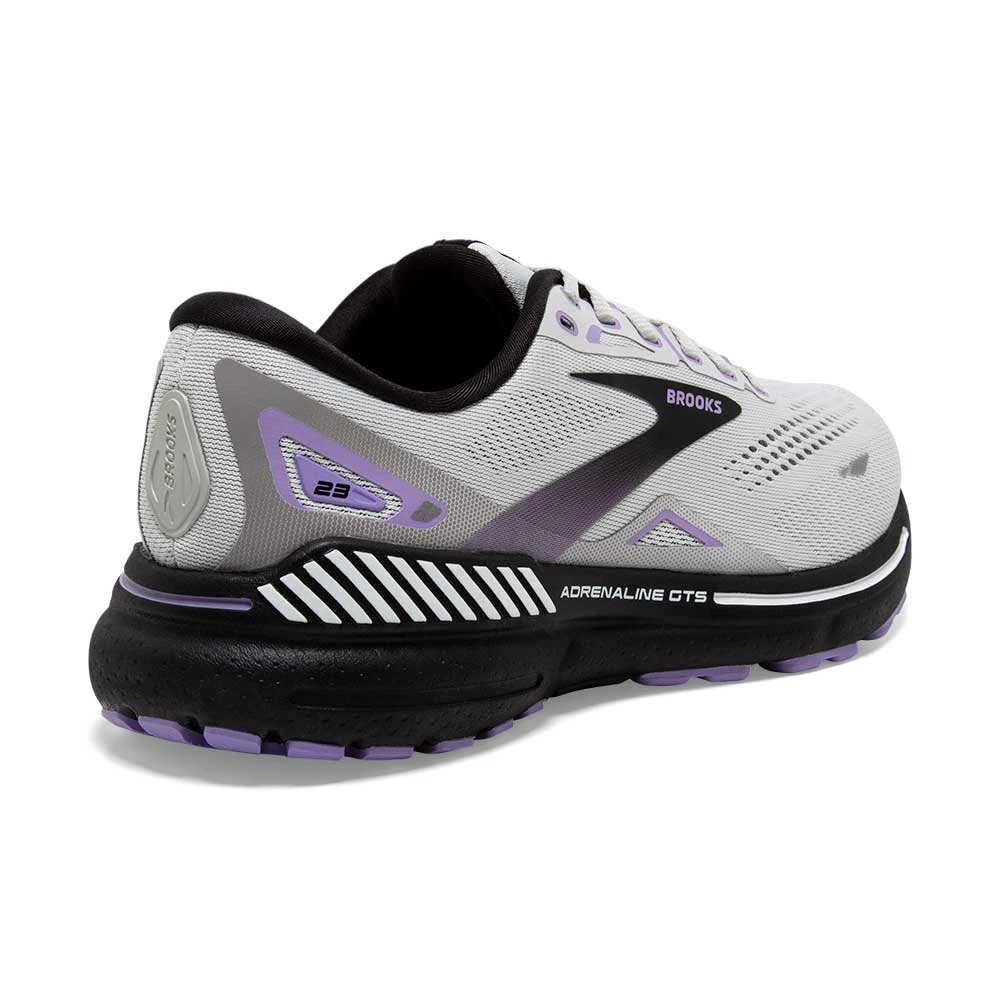 BROOKS Women's Adrenaline GTS 23 Running Shoe - Grey/Black/Purple- Regular (B) 5 BROOKS Women's Adrenaline GTS 23 Running Shoe - Grey/Black/Purple- Regular (B) - Image 5