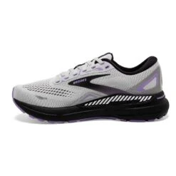 BROOKS Women's Adrenaline GTS 23 Running Shoe - Grey/Black/Purple- Regular (B) 10 BROOKS Women's Adrenaline GTS 23 Running Shoe - Grey/Black/Purple- Regular (B) -PeakStride Sports Sales 120381 039 M Adrenaline GTS 23 1