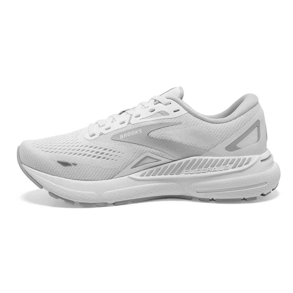 BROOKS W Adrenaline GTS 23 (D) - White/Oyster/Silver 4 BROOKS W Adrenaline GTS 23 (D) - White/Oyster/Silver - Image 4