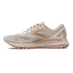 BROOKS Women's Adrenaline GTS 23 Running Shoe - Crystal Grey/Villa/White- Regular (B) -PeakStride Sports Sales 120381 259 M Adrenaline GTS 23