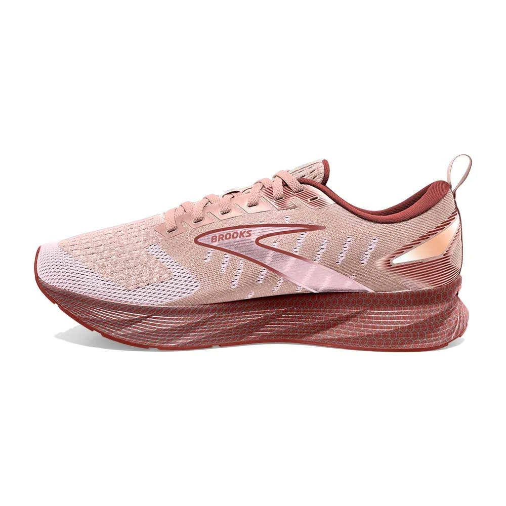 BROOKS Women's Levitate 6 Running Shoe - Peach Whip/Pink- Regular (B) 3 BROOKS Women's Levitate 6 Running Shoe - Peach Whip/Pink- Regular (B) - Image 3