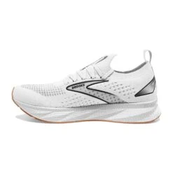 BROOKS Women's Levitate StealthFit 6 Running Shoe- White/Bran- Regular (B) 9 BROOKS Women's Levitate StealthFit 6 Running Shoe- White/Bran- Regular (B) -PeakStride Sports Sales 120385 170 M Levitate StealthFit 6