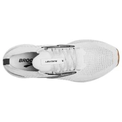 BROOKS Women's Levitate StealthFit 6 Running Shoe- White/Bran- Regular (B) 8 BROOKS Women's Levitate StealthFit 6 Running Shoe- White/Bran- Regular (B) -PeakStride Sports Sales 120385 170 O Levitate StealthFit 6