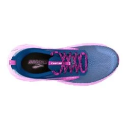BROOKS Women's Cascadia Trail Running Shoe- Navy/Purple/Violet - Regular (B) -PeakStride Sports Sales 120392 449 O Cascadia 17