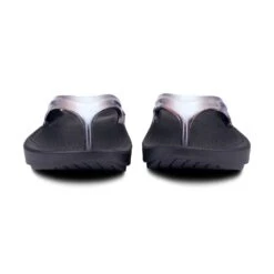 OOfos Women's OOlala Luxe Sandal - Calypso -PeakStride Sports Sales 1401CALYP shot3 932x680 dc35a675 fc87 4491 b1f4 0397311c21e4