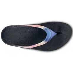 OOfos Women's OOlala Luxe Sandal - Horizon - Regular (B) -PeakStride Sports Sales 1403HORIZON shot6 932x680 9e7e28e4 5309 4c56 8dbb 9625289d1e72