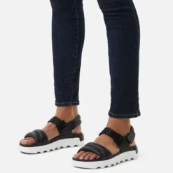 Sorel Women's Viibe Sandal - Black/Sea Salt- Regular (B) 10 Sorel Women's Viibe Sandal - Black/Sea Salt- Regular (B) -PeakStride Sports Sales 2030511 010 a9