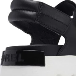 Sorel Women's Viibe Sandal - Black/Sea Salt- Regular (B) 13 Sorel Women's Viibe Sandal - Black/Sea Salt- Regular (B) -PeakStride Sports Sales 2030511 010 d