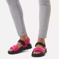 Sorel Women's Viibe Sandal - Fuchsia Fizz/Black- Regular (B) 9 Sorel Women's Viibe Sandal - Fuchsia Fizz/Black- Regular (B) -PeakStride Sports Sales 2030511 650 a9
