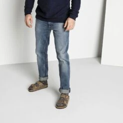 Birkenstock Arizona Cork Tobacco Brown Oiled Leather Sandal- Regular/Wide -PeakStride Sports Sales 352203 f look m