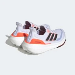 ADIDAS Women's Ultraboost Light Running Shoe- Ftwr White/Core Black/Solar Red- Regular (B) -PeakStride Sports Sales 3c28c92bacaf4427b786af690130c988 9366