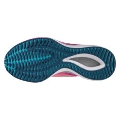 Mizuno Women's Wave Rebellion Flash Running Shoe - White/Silver - Regular (B) -PeakStride Sports Sales 411394 0073 02