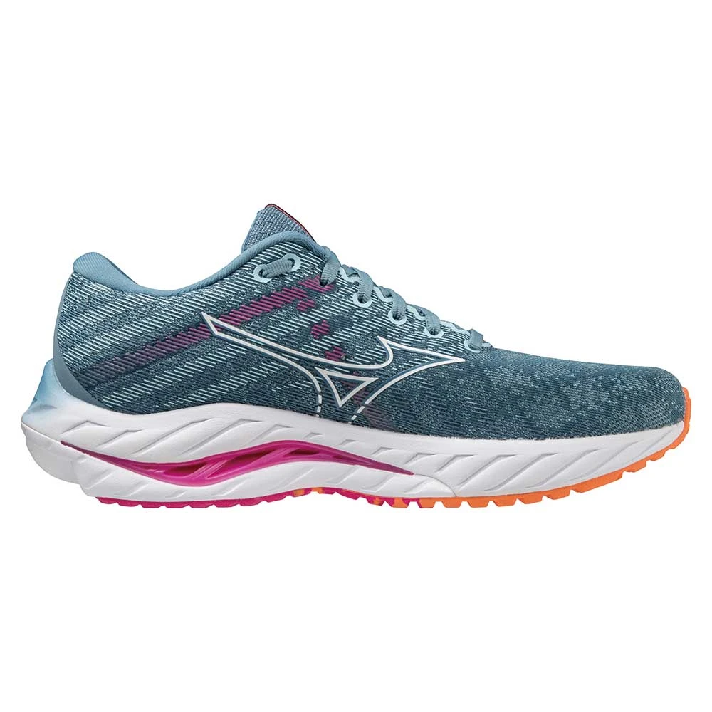 Mizuno Women's Wave Inspire 19 Running Shoe- Provincial Blue/White- Regular (B) 1 Mizuno Women's Wave Inspire 19 Running Shoe- Provincial Blue/White- Regular (B)