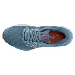 Mizuno Women's Wave Inspire 19 Running Shoe- Provincial Blue/White- Regular (B) 10 Mizuno Women's Wave Inspire 19 Running Shoe- Provincial Blue/White- Regular (B) -PeakStride Sports Sales 411398 5B00 04