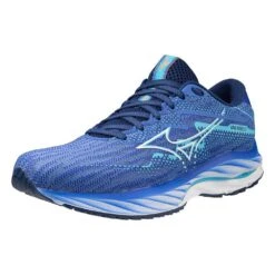 Mizuno Women's Wave Rider 27 Running Shoe - Ultramarine/White- Regular (B) 12 Mizuno Women's Wave Rider 27 Running Shoe - Ultramarine/White- Regular (B) -PeakStride Sports Sales 411418 UM00 07
