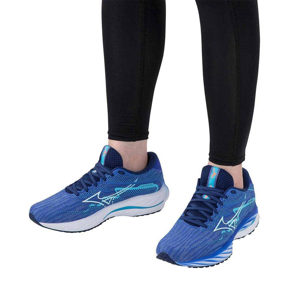 Mizuno Women's Wave Rider 27 Running Shoe - Ultramarine/White- Regular (B) 8 Mizuno Women's Wave Rider 27 Running Shoe - Ultramarine/White- Regular (B) - Image 8