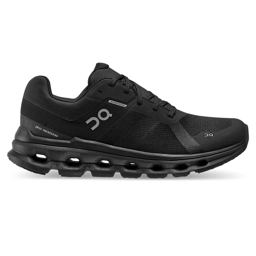 On Running Women's Cloudrunner Waterproof Running Shoe - Black - Regular (B) 1 On Running Women's Cloudrunner Waterproof Running Shoe - Black - Regular (B)