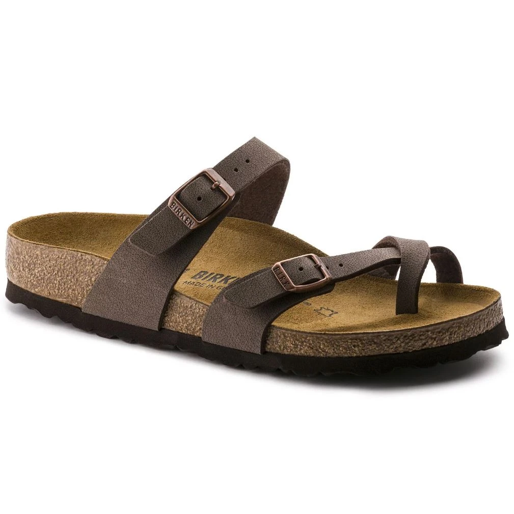 Birkenstock Mayari Suede Mocha Birko-Flor® Nubuck Sandal- Regular/Wide 1 Birkenstock Mayari Suede Mocha Birko-Flor® Nubuck Sandal- Regular/Wide