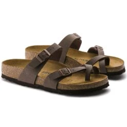 Birkenstock Mayari Suede Mocha Birko-Flor® Nubuck Sandal- Regular/Wide 8 Birkenstock Mayari Suede Mocha Birko-Flor® Nubuck Sandal- Regular/Wide -PeakStride Sports Sales 71063 pair