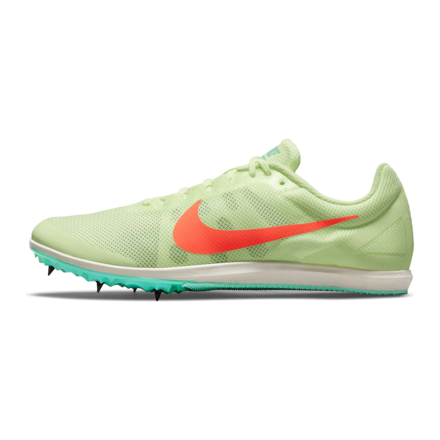 Nike Unisex Zoom Rival D Track Spike - Barely Volt/Hyper Orange/Dynamic Turq - Regular (D) 2 Nike Unisex Zoom Rival D Track Spike - Barely Volt/Hyper Orange/Dynamic Turq - Regular (D) - Image 2