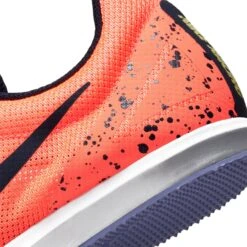 Nike Unisex Zoom Rival D 10 Track Spike - Bright Mango/Blackened Blue/Purple Pulse-Regular (D) -PeakStride Sports Sales 907566 800 PHSYD002 2000