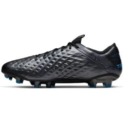 Nike Legend 8 Elite FG Soccer Boots - Black/Black/Blue Hero -PeakStride Sports Sales AT5293 004 PHSLH001 JPG HEI 875 WID 875
