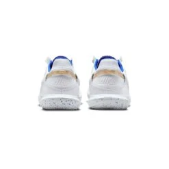 Unisex Nike Streetgato IC Soccer Shoes- White/Metallic Gold/Hyper Royal - Regular (D) -PeakStride Sports Sales AURORA DC8466 174 PHCBH000 2000