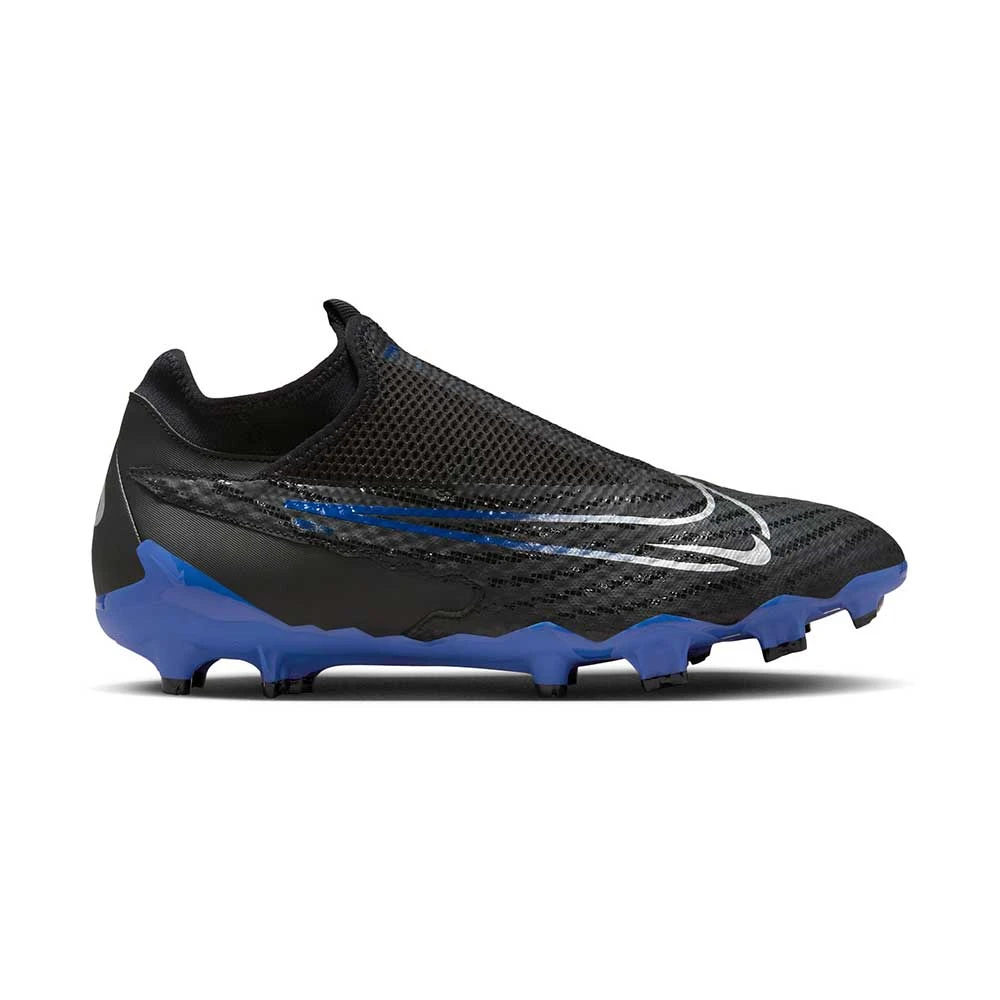 Nike Phantom GX Academy Dynamic Fit MG Soccer Cleat - Black/Chrome-Hyper Royal- Regular (D) 1 Nike Phantom GX Academy Dynamic Fit MG Soccer Cleat - Black/Chrome-Hyper Royal- Regular (D)