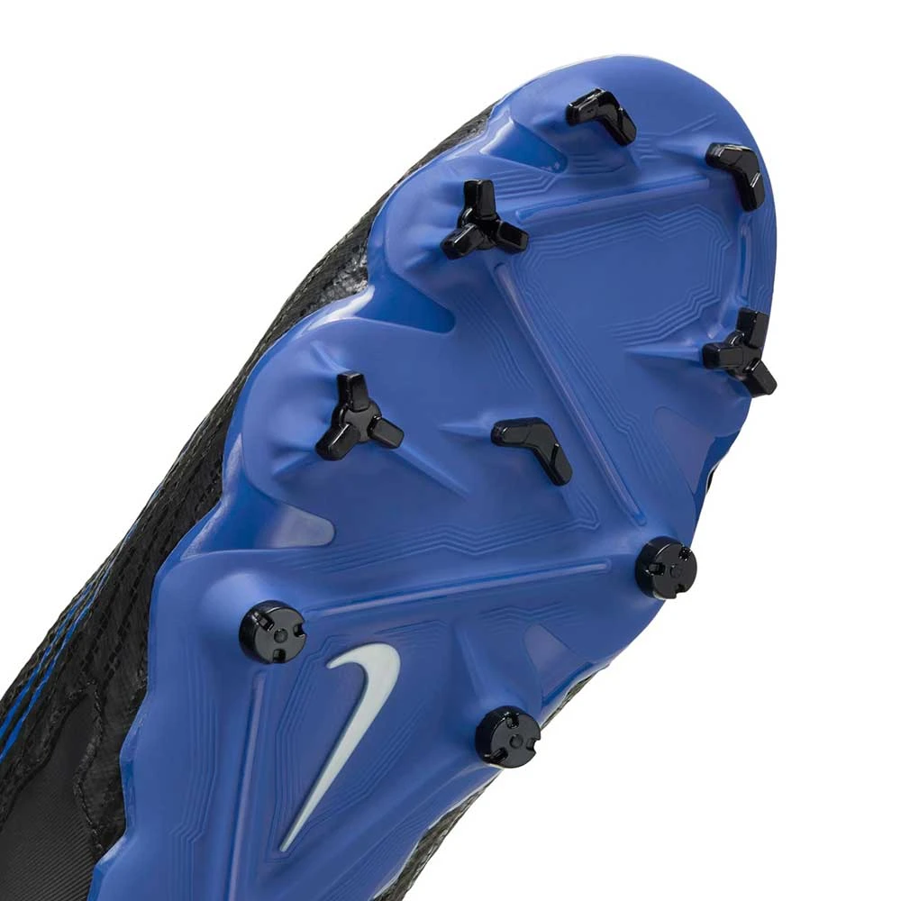 Nike Phantom GX Academy Dynamic Fit MG Soccer Cleat - Black/Chrome-Hyper Royal- Regular (D) 6 Nike Phantom GX Academy Dynamic Fit MG Soccer Cleat - Black/Chrome-Hyper Royal- Regular (D) - Image 6