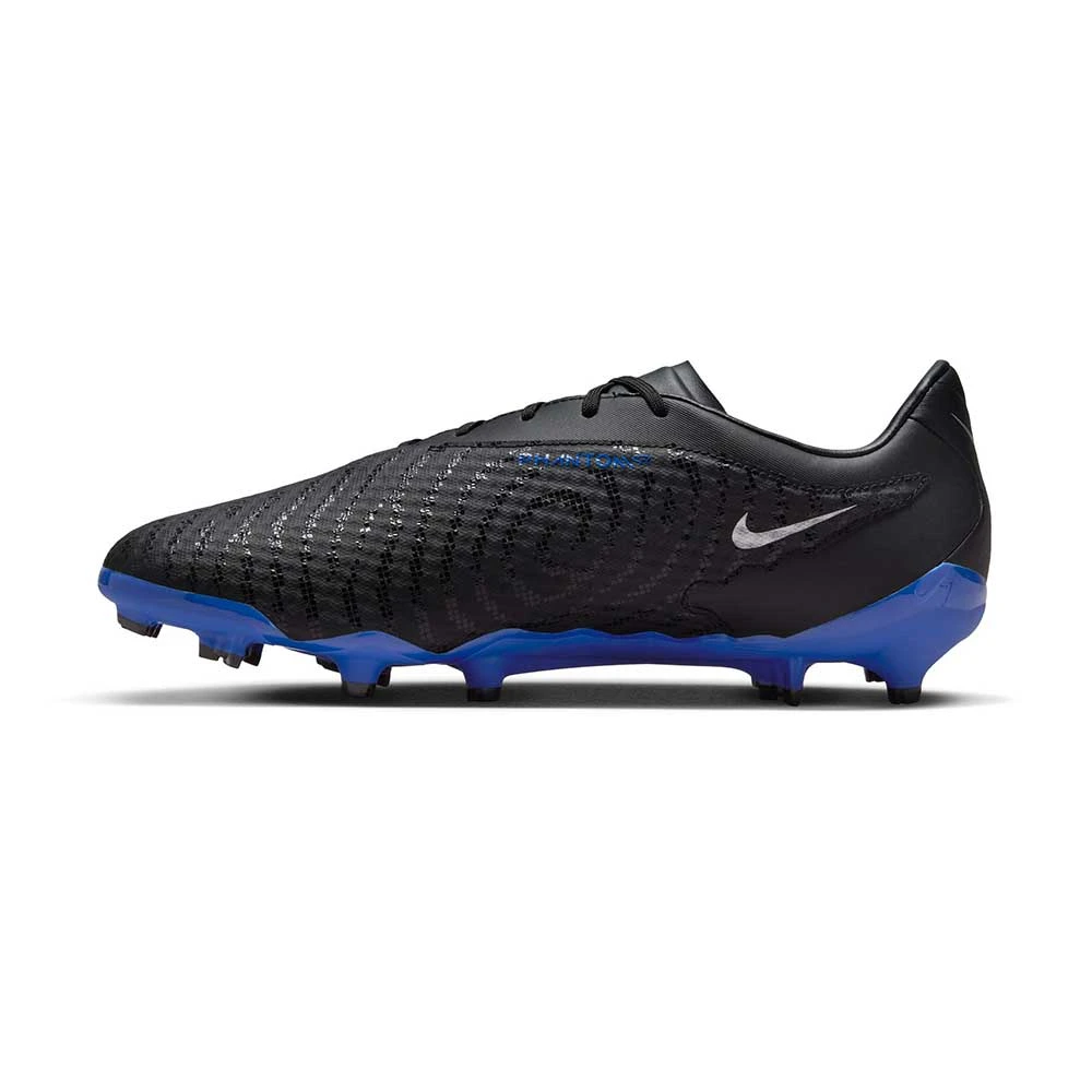 Nike Phantom GX Academy MG Soccer Cleat - Black/Chrome-Hyper Royal- Regular (D) 3 Nike Phantom GX Academy MG Soccer Cleat - Black/Chrome-Hyper Royal- Regular (D) - Image 3
