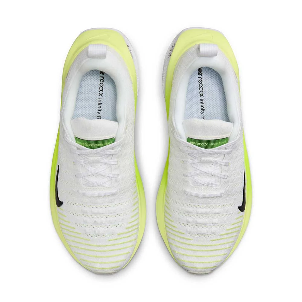 Women's Nike Infinity Run Flyknit 4 Running Shoe - White/Light Lemon Twist/Volt/Black- Regular (B) 5 Women's Nike Infinity Run Flyknit 4 Running Shoe - White/Light Lemon Twist/Volt/Black- Regular (B) - Image 5