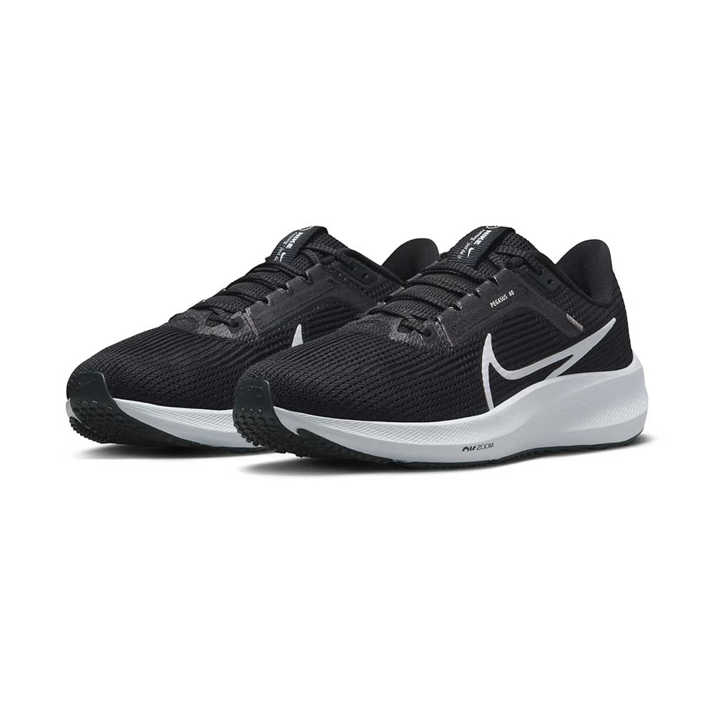 Nike Women's Air Zoom Pegasus 40 Running Shoe- Black/White/Anthracite- Regular (B) 2 Nike Women's Air Zoom Pegasus 40 Running Shoe- Black/White/Anthracite- Regular (B) - Image 2
