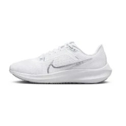 Nike Women's Air Zoom Pegasus 40 Running Shoe- White/Metallic Silver/Pure Platinum- Regular (B) 11 Nike Women's Air Zoom Pegasus 40 Running Shoe- White/Metallic Silver/Pure Platinum- Regular (B) -PeakStride Sports Sales AURORA DV3854 101 PHSLH000 2000