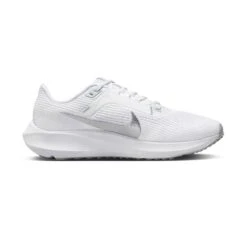 Nike Women's Air Zoom Pegasus 40 Running Shoe- White/Metallic Silver/Pure Platinum- Regular (B)