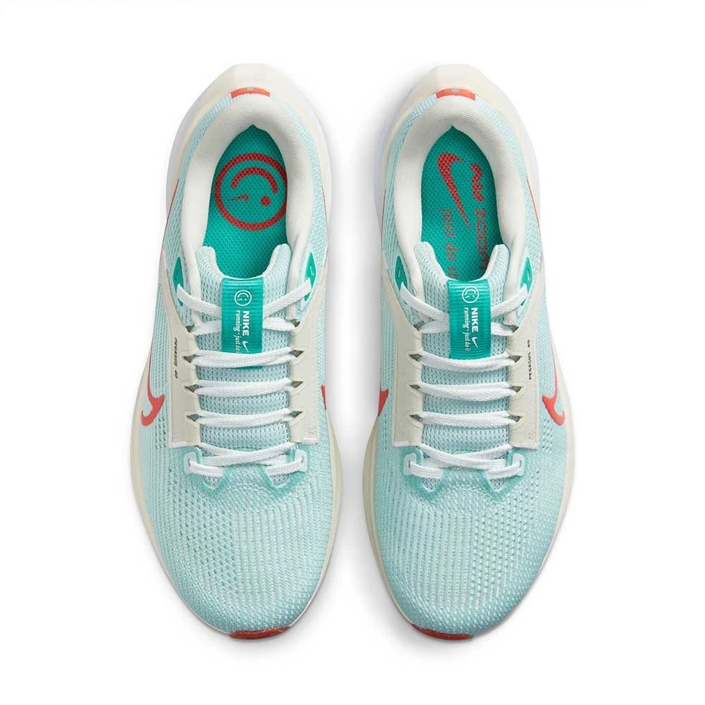 Women's Nike Air Zoom Pegasus 40 Running Shoe - Jade Ice/Picante Red-White-Sea Glass- Regular (B) 4 Women's Nike Air Zoom Pegasus 40 Running Shoe - Jade Ice/Picante Red-White-Sea Glass- Regular (B) - Image 4