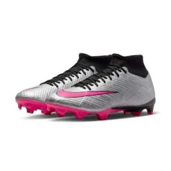 Unisex Nike Zoom Mercurial Superfly 9 Academy XXV MG Soccer Cleats - Metallic Silver/Hyper Pink -PeakStride Sports Sales AURORA FB8402 060 PHCFH001 2000